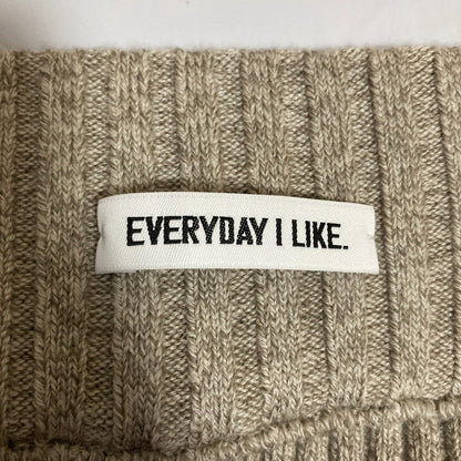 EVERYDAY I LIKE. リブニットロングスカート