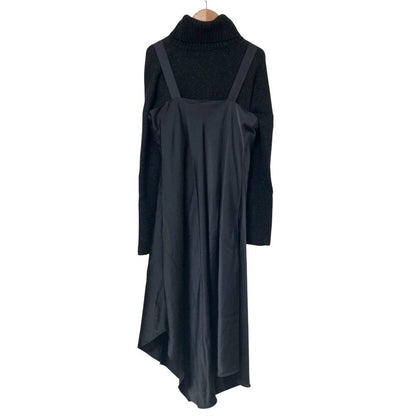 オールセインツ ARTA DRESS ニットレイヤードワンピース