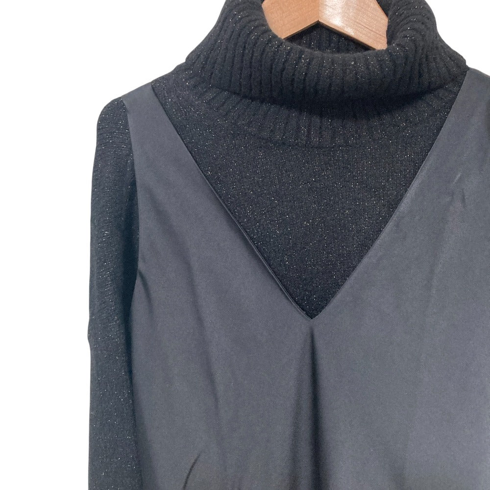 オールセインツ ARTA DRESS ニットレイヤードワンピース