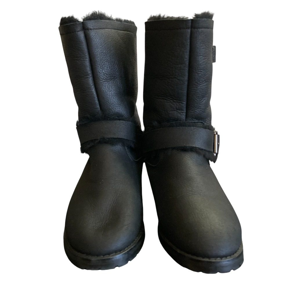 ツルバイマリコオイカワ ムートンエンジニアブーツ