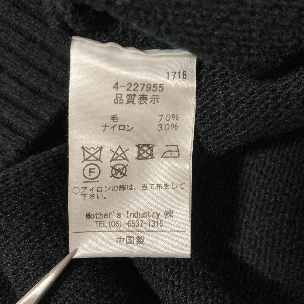 ミズイロインド クルーネックワイドプルオーバーニットセーター
