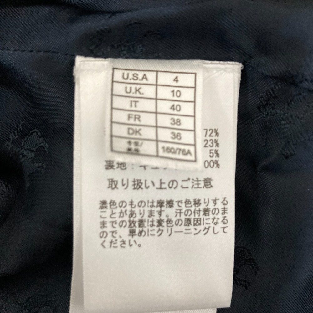 ブルックスブラザーズ グレンチェック ウール ノーカラージャケット