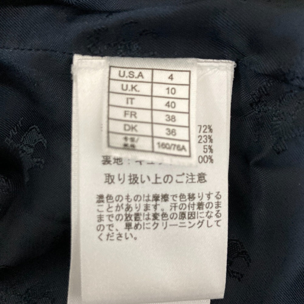 ブルックスブラザーズ グレンチェック ウール ノーカラージャケット