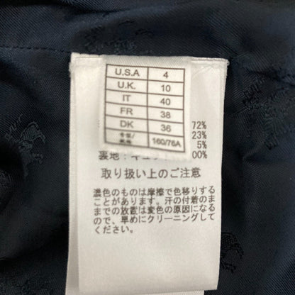 ブルックスブラザーズ グレンチェック ウール ノーカラージャケット