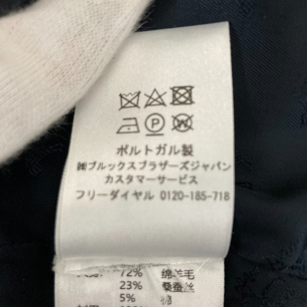 ブルックスブラザーズ グレンチェック ウール ノーカラージャケット