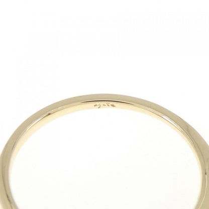 アガット K10 イエロー ゴールド カルセドニー リング