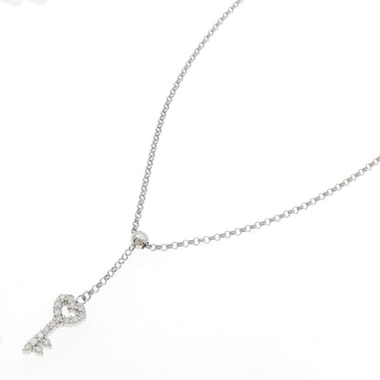 Pt850 ダイヤモンド キーネックレス