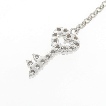 Pt850 ダイヤモンド キーネックレス