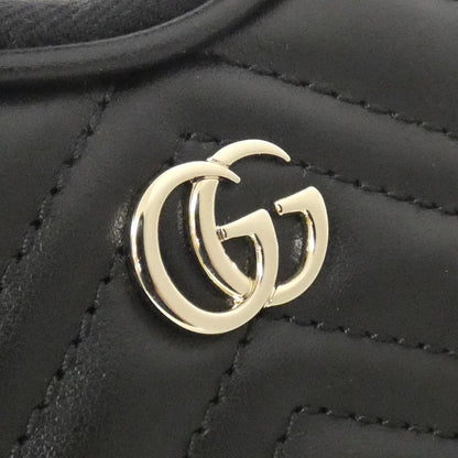 グッチ GGマーモント レザーショルダーバッグ