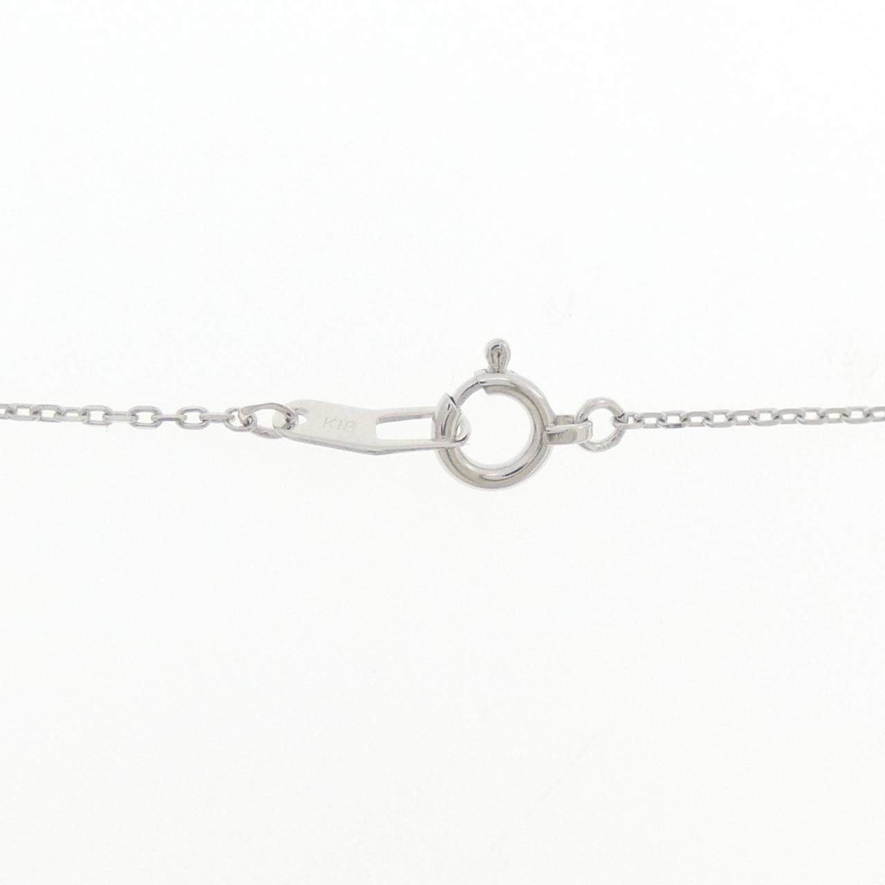 スタージュエリー K18ホワイトゴールド ダイヤモンド ネックレス
