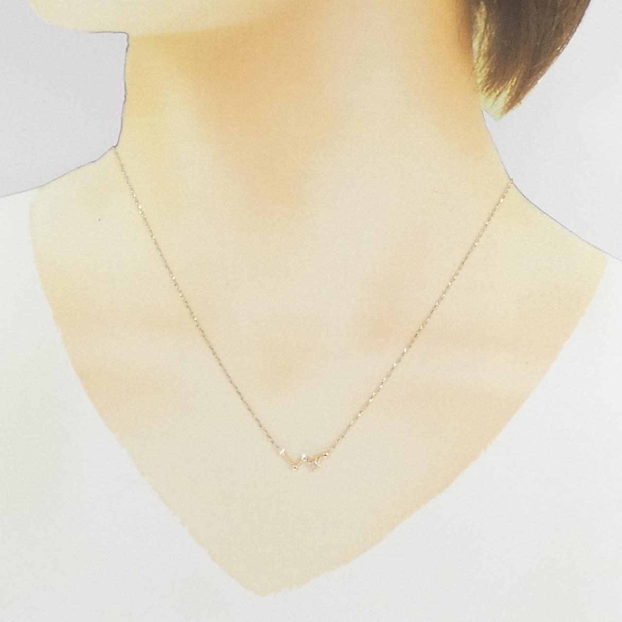 スタージュエリー K18ダイヤモンドネックレス