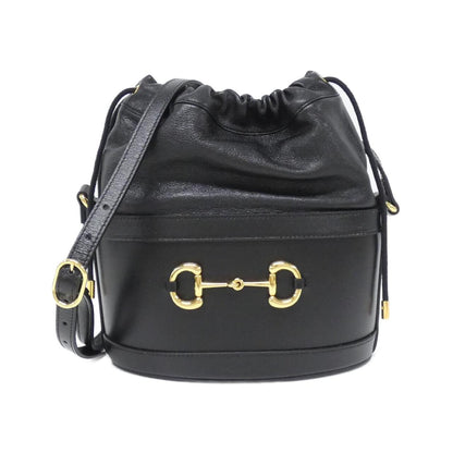 グッチ HORSEBIT 1955 レザー ショルダーバッグ