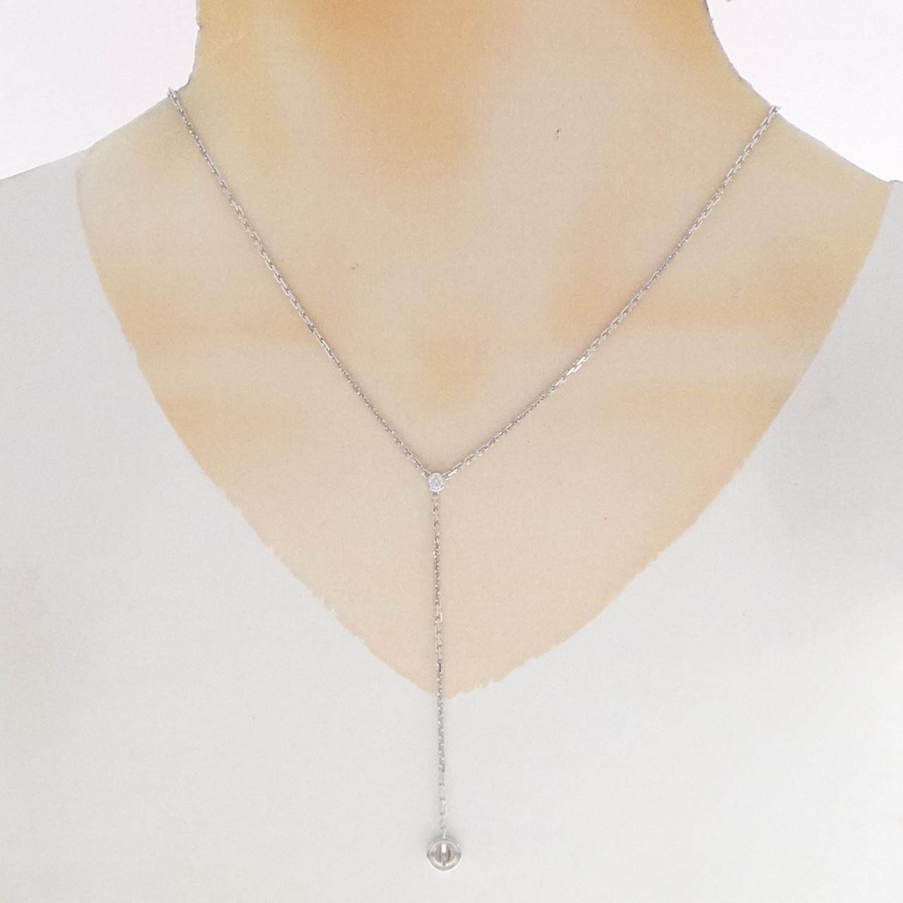 カルティエ ラブ 750ホワイトゴールド ダイヤモンド ネックレス