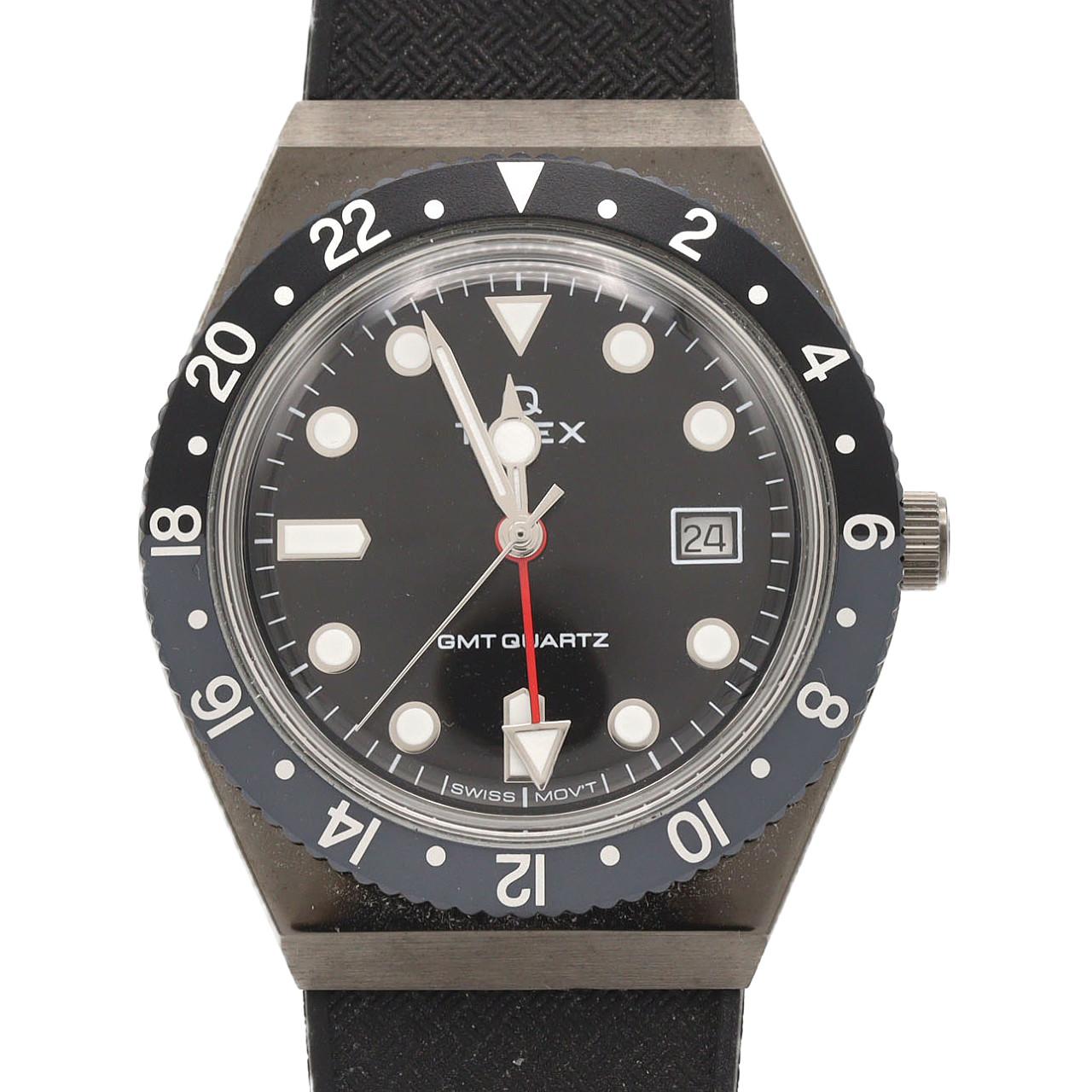 タイメックス Q GMT ステンレススチール クオーツ