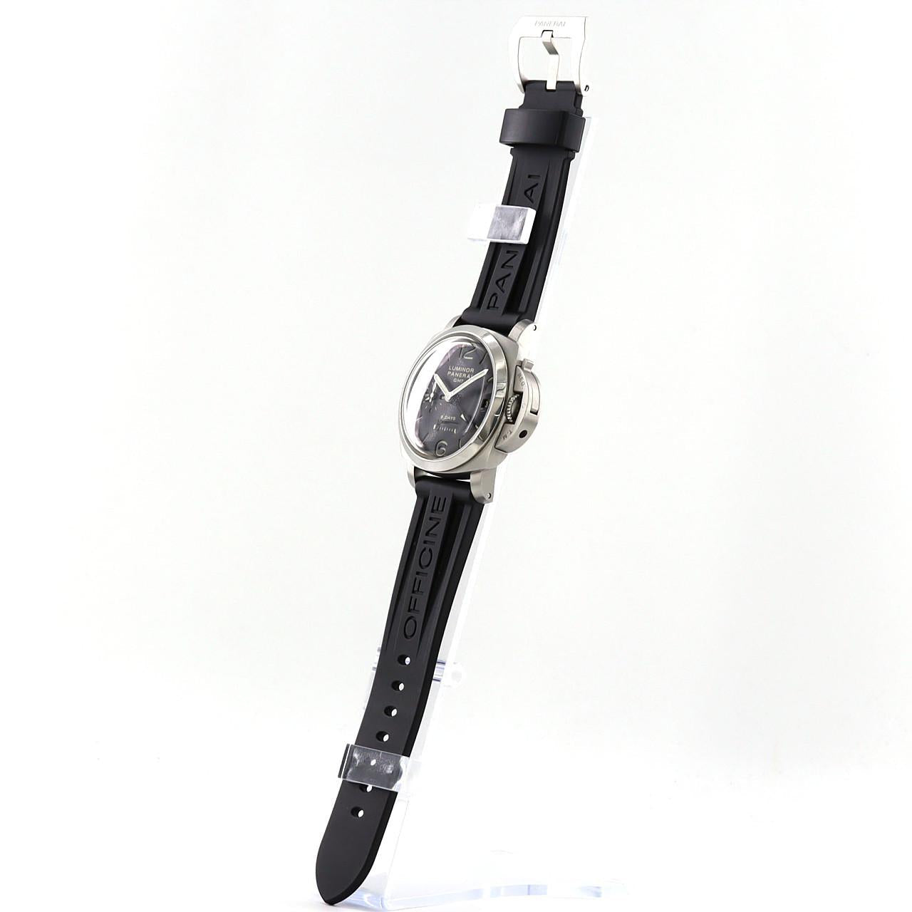 パネライ ルミノール1950 8DAYS GMT ステンレススチール 腕時計