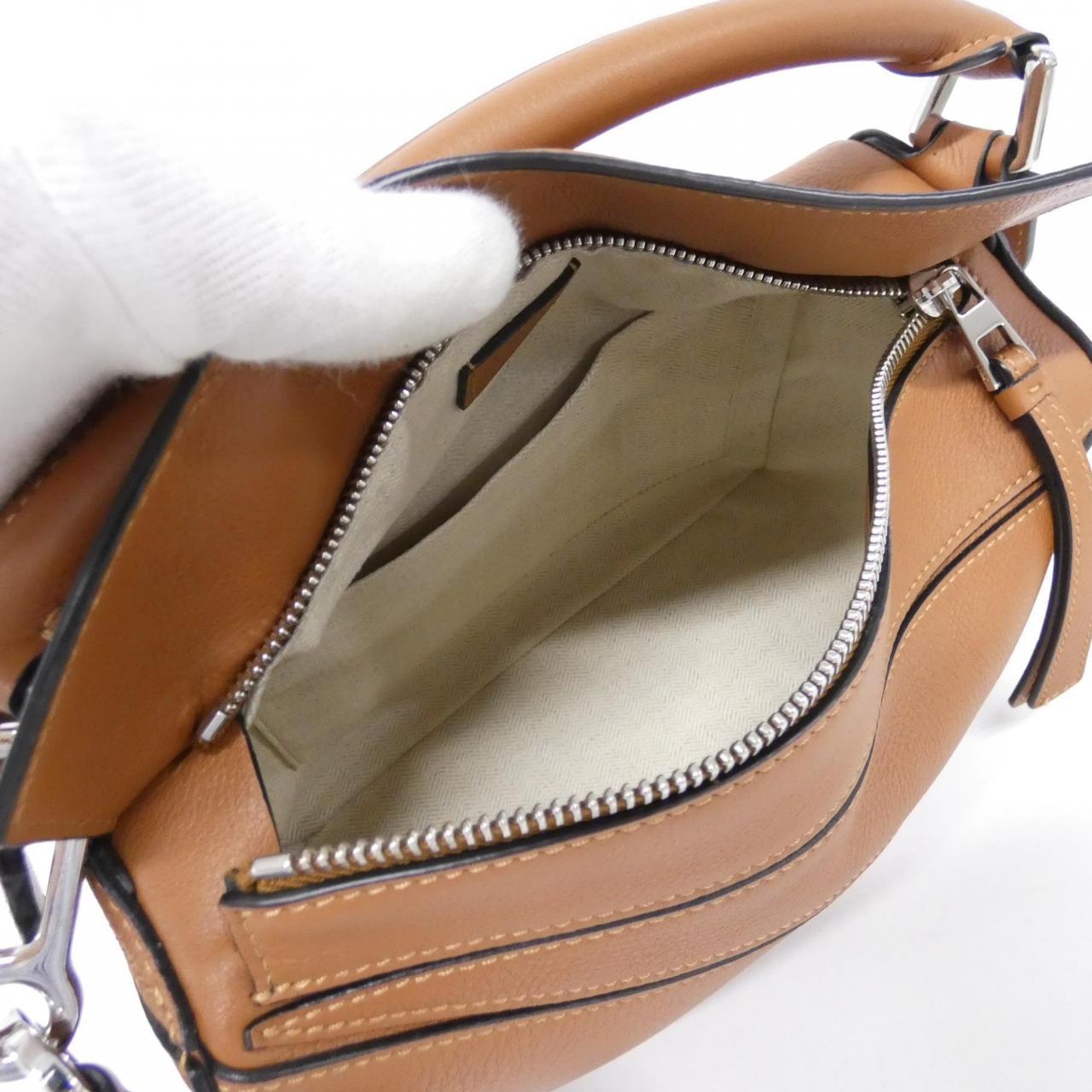 ロエベ パズルスモール カーフ ショルダーバッグ