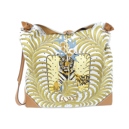 エルメス TIGRE ROYAL FLEURI シルキーシティPM シルク スイフト ショルダーバッグ