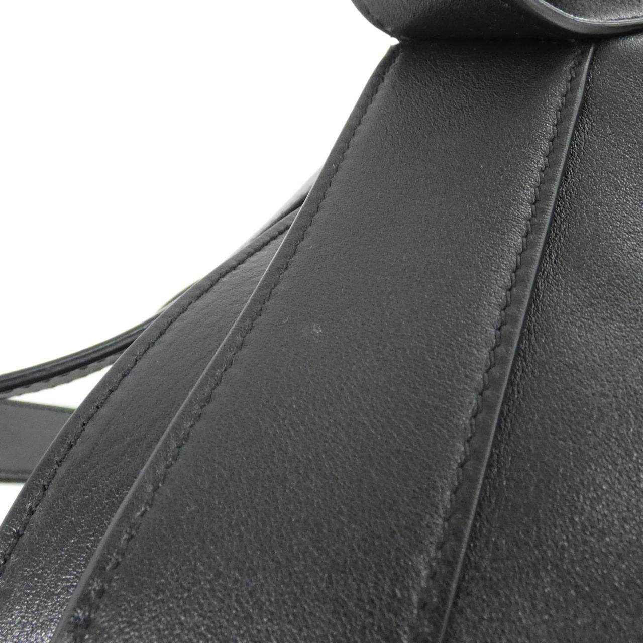 イヴサンローラン Y HOBO レザーショルダーバッグ