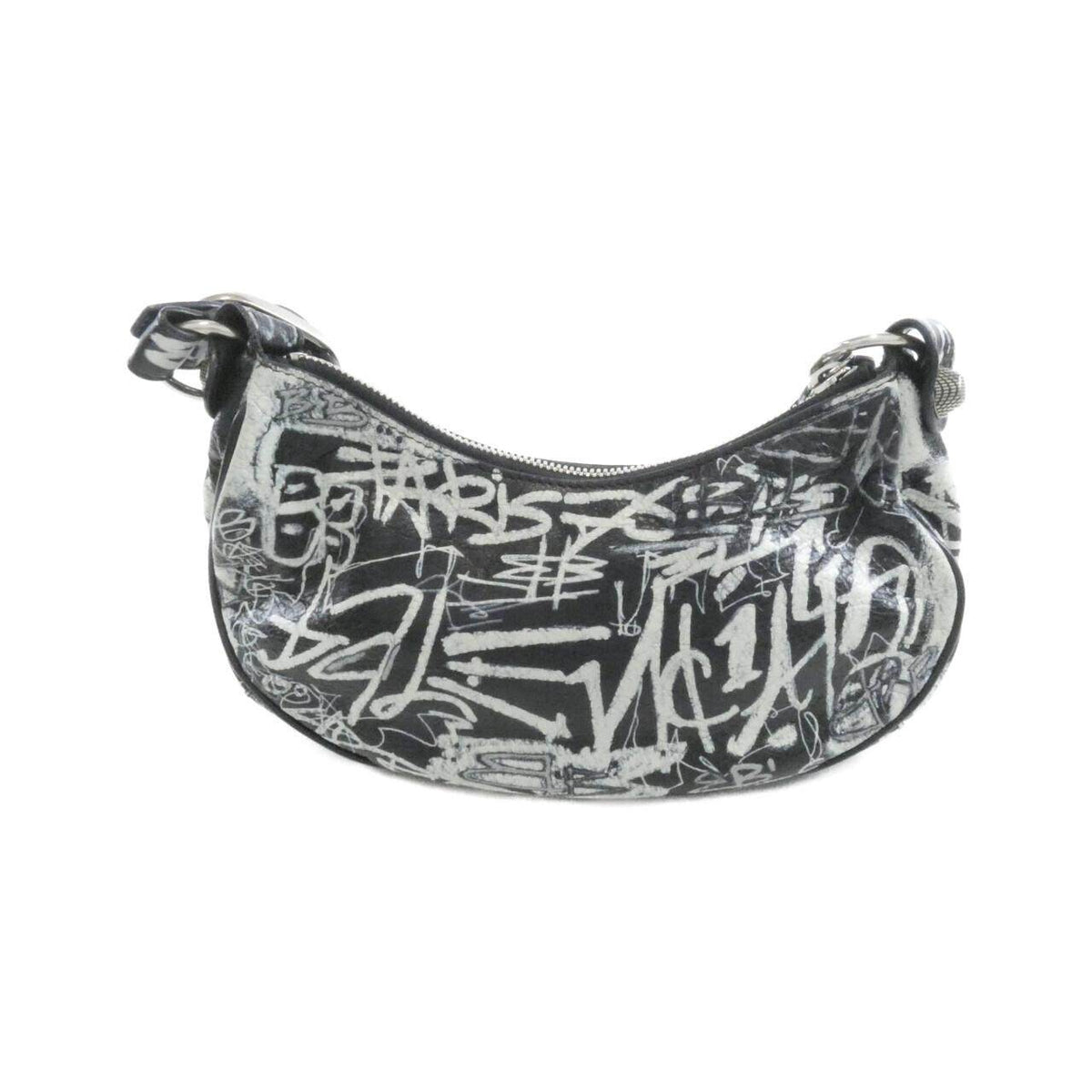 バレンシアガ LE CAGOLE GRAFFITI レザーショルダーバッグ