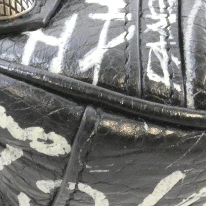 バレンシアガ LE CAGOLE GRAFFITI レザーショルダーバッグ