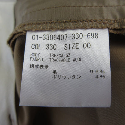 セオリー TRACEABLE WOOL TREECA GZ ウール ストレッチ スラックスパンツ