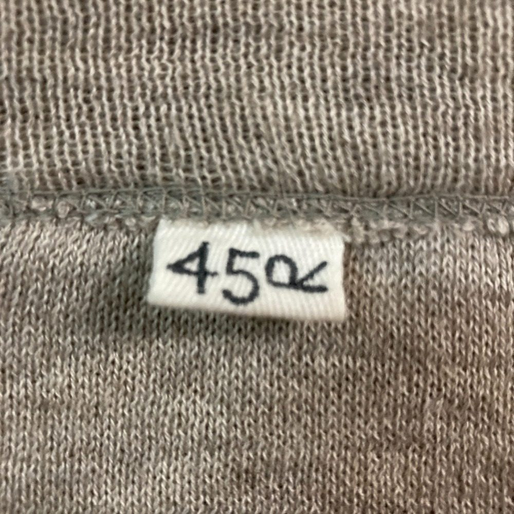 45R ヤクコットンニットソー パフカーディガン