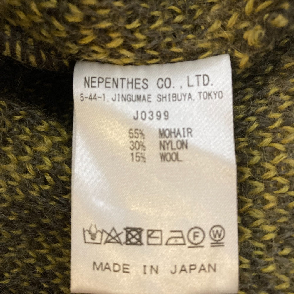ニードルス ビッグハウンドトゥース モヘアカーディガン