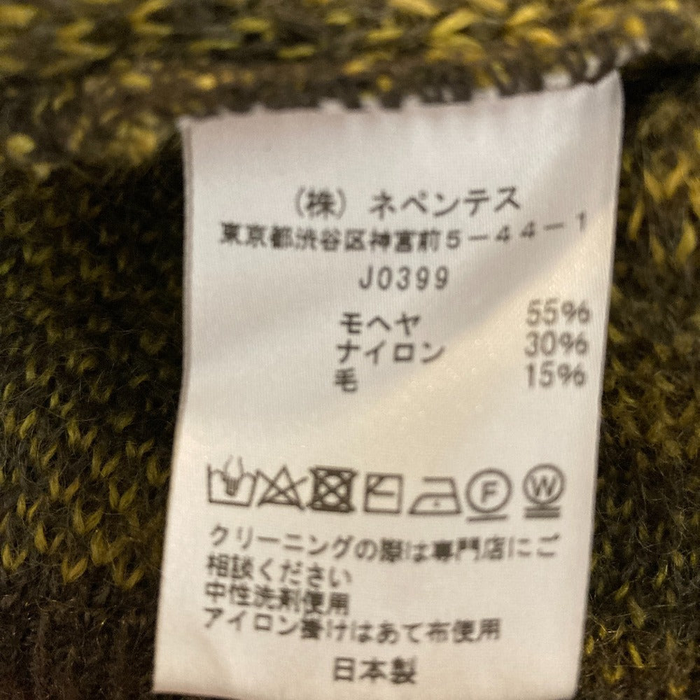 ニードルス ビッグハウンドトゥース モヘアカーディガン