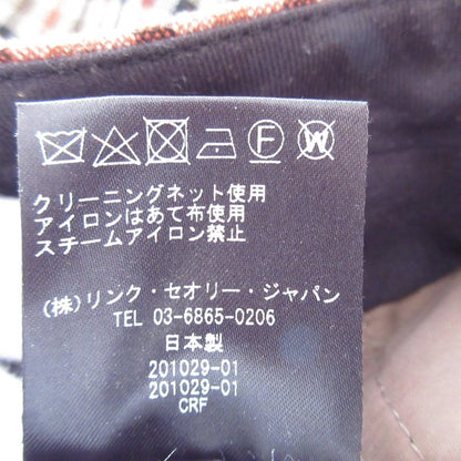 セオリー チェックテーパードトラウザー