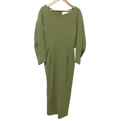 マメクロゴウチ Curved Line Neck ドレス