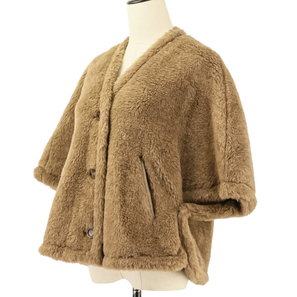 マックスマーラ FIORIRE4 テディベア ウールケープコート
