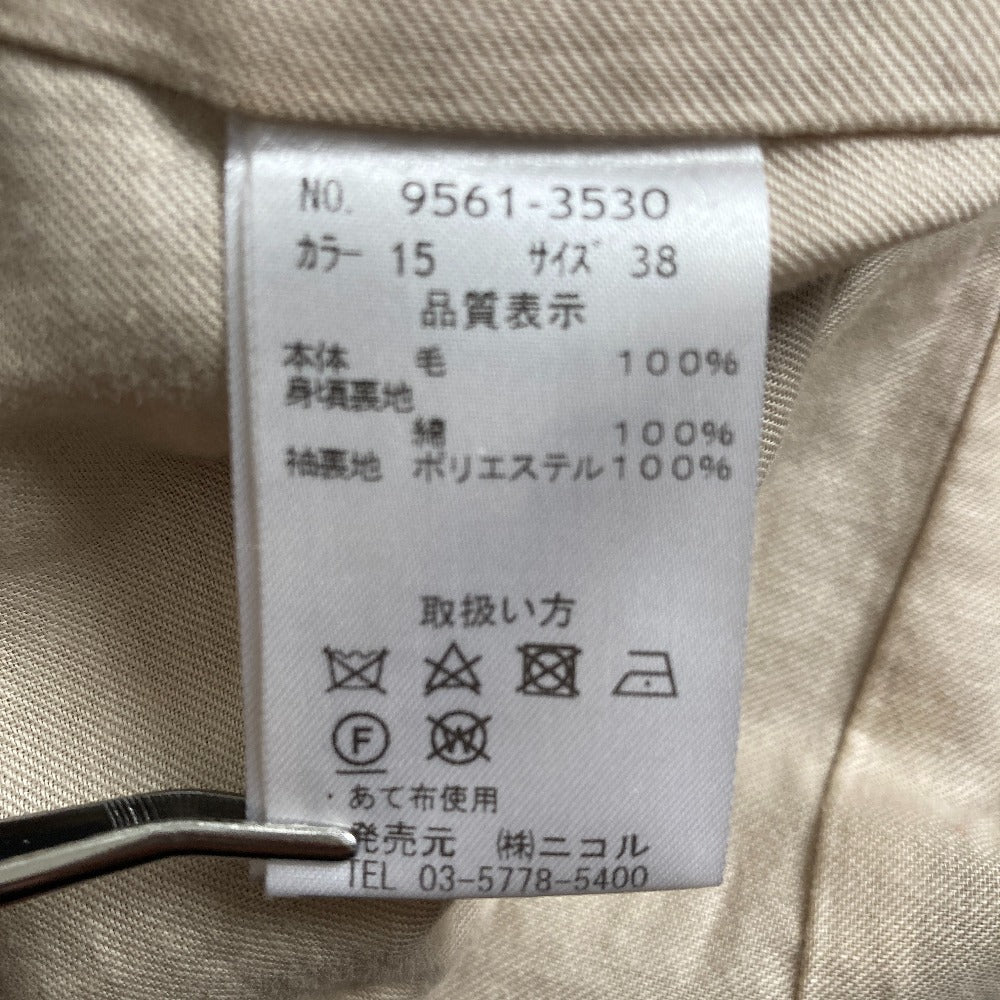 ブティックニコル ウールチェスターコート