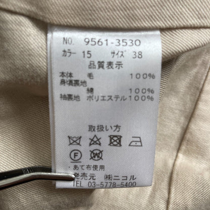 ブティックニコル ウールチェスターコート