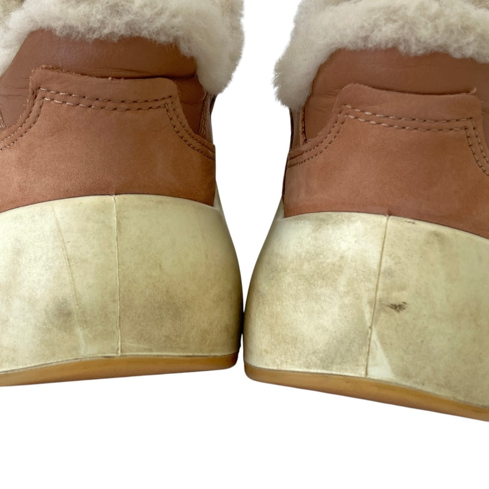 エコー WARM LINED CHUNKY レザースニーカー