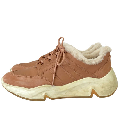 エコー WARM LINED CHUNKY レザースニーカー
