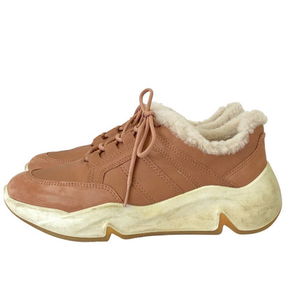 エコー WARM LINED CHUNKY レザースニーカー