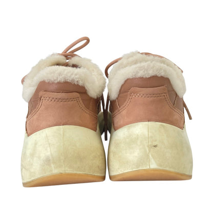 エコー WARM LINED CHUNKY レザースニーカー