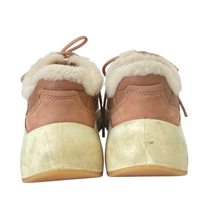 エコー WARM LINED CHUNKY レザースニーカー