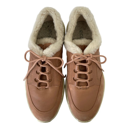 エコー WARM LINED CHUNKY レザースニーカー