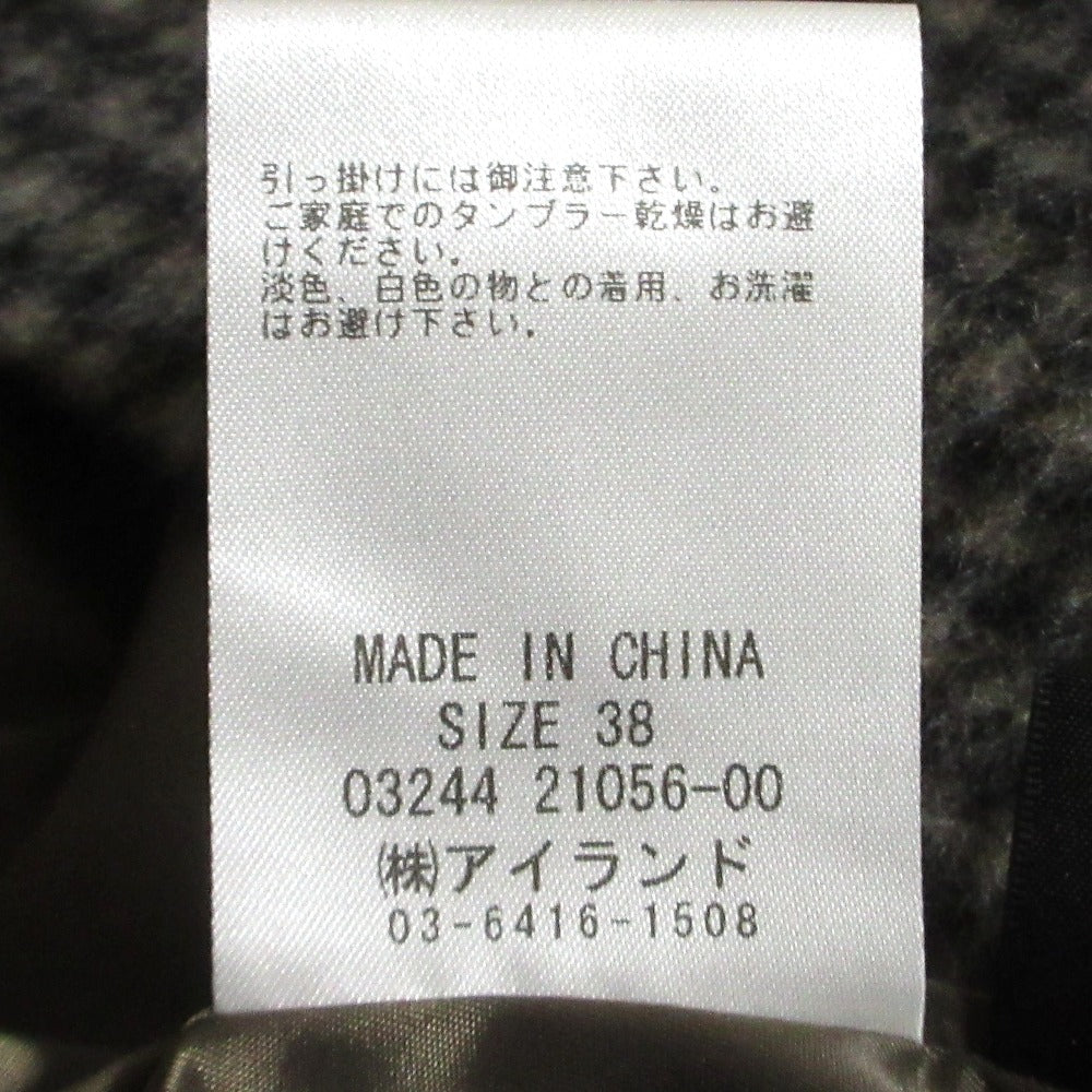 ダイアグラム シャギーチェック ミニスカート