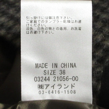 ダイアグラム シャギーチェック ミニスカート