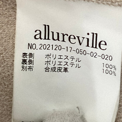 アルアバイル キルティングノーカラーコート