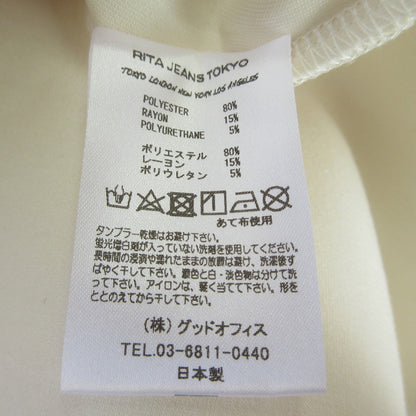 リタジーンズトウキョウ BONDING HALF NECK T-DRESS ロングワンピース