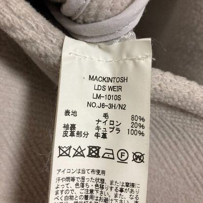 マッキントッシュ LDS WEIR ヘリンボーンパイル ロングコート