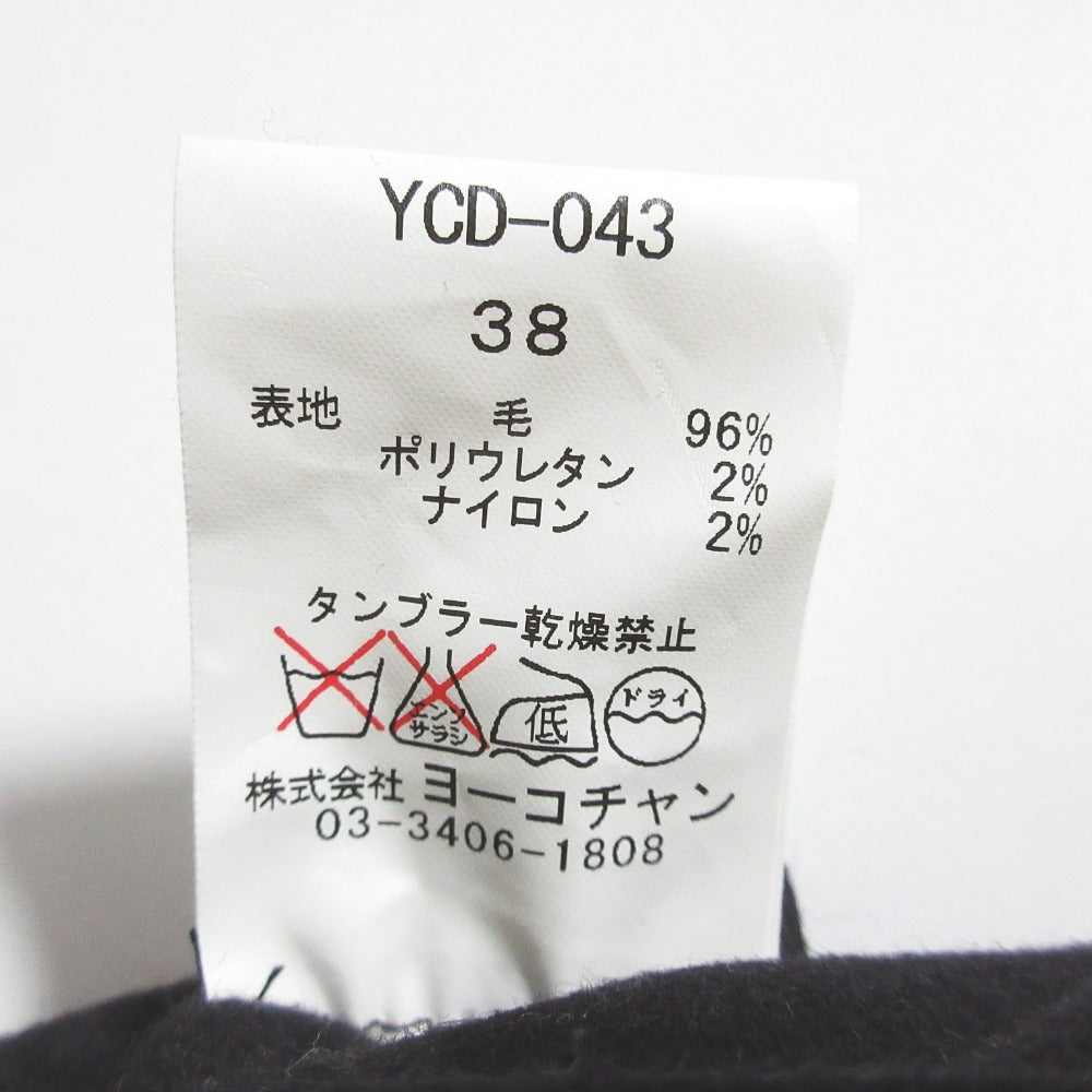 YOKO CHAN ウールノースリーブワンピース