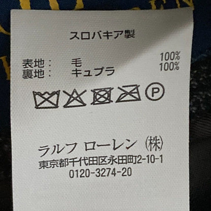 ポロ ラルフ ローレン カスタムフィット グレンチェック ウール テーラードジャケット