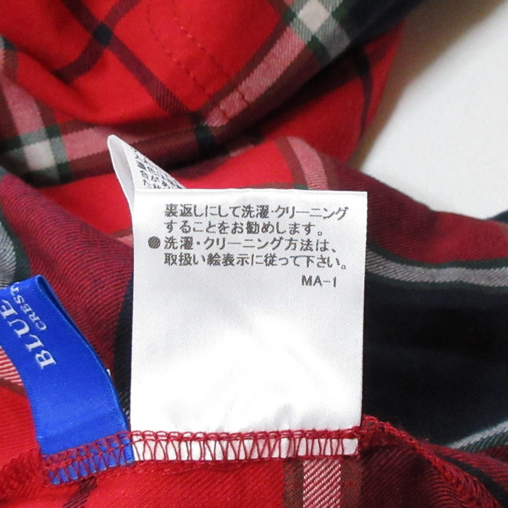 ブルーレーベルクレストブリッジ チェック長袖シャツ