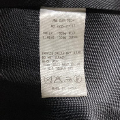 J&M DAVIDSON ウールダブルブレストコート