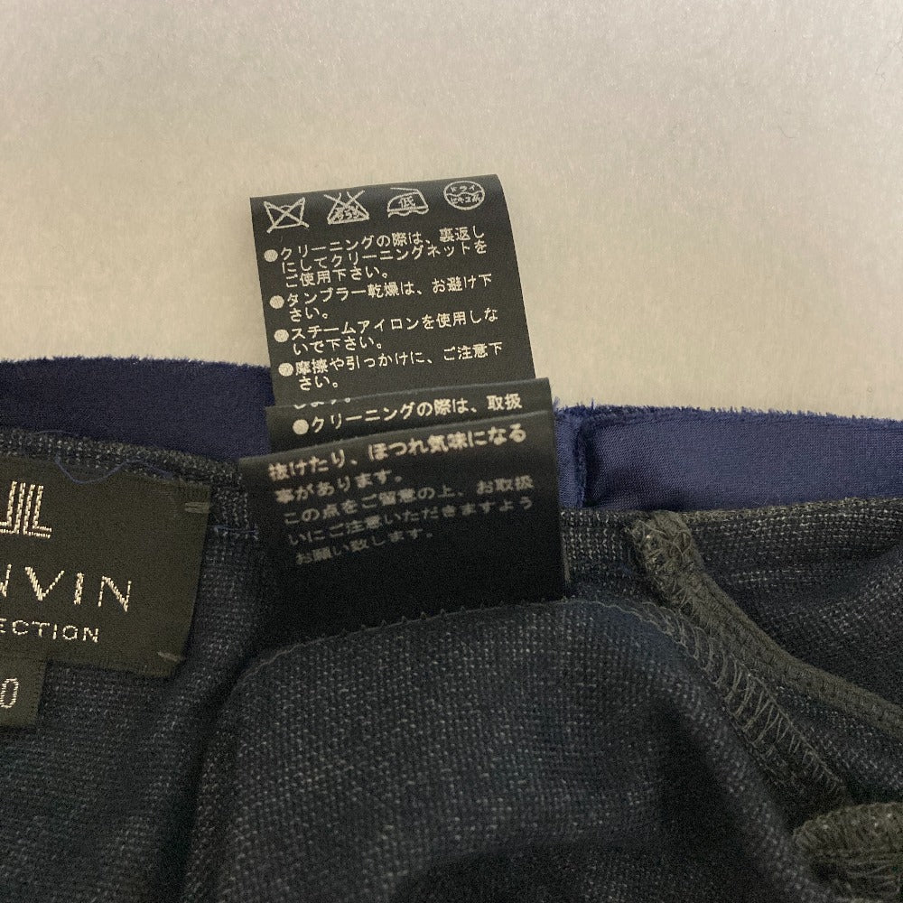 ランバン コレクション サテンフリルニットカーディガン