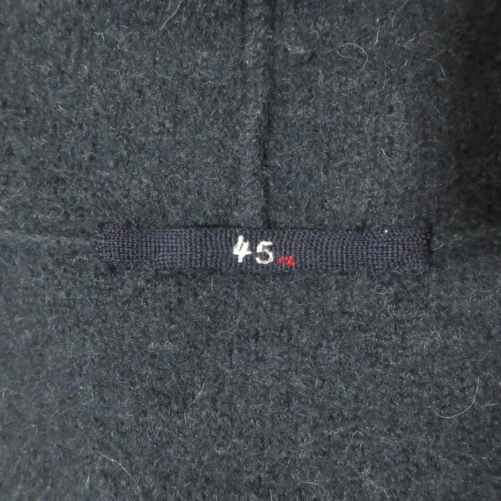 45R ウールアルパカフーディーコート